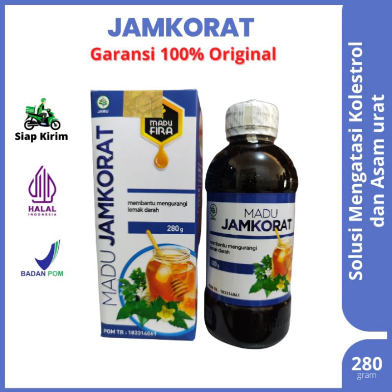 Madu Jamkorat Asli Original Obat Jamu Madu Penurun Kolesterol dan Asam Urat