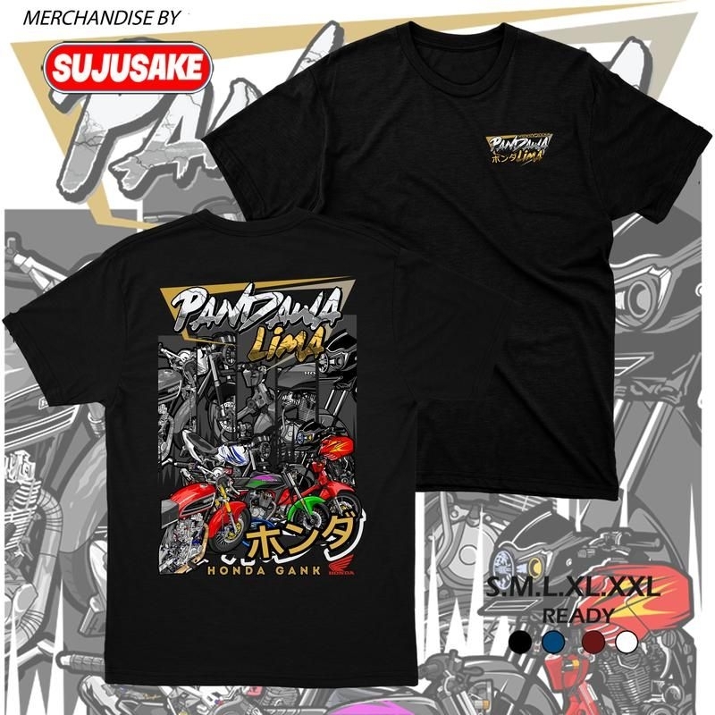 Kaos Tshirt Honda Gank Pandawa Lima