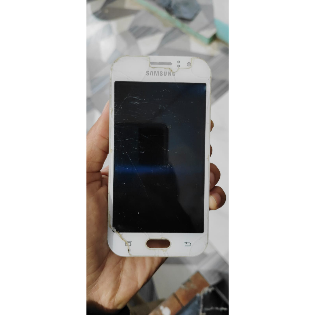 LCD Samsung J1 Ace Original Copotan Normal