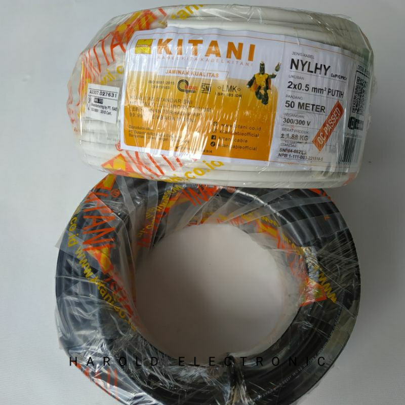 Kabel NYLHY 2x0.5 KITANI