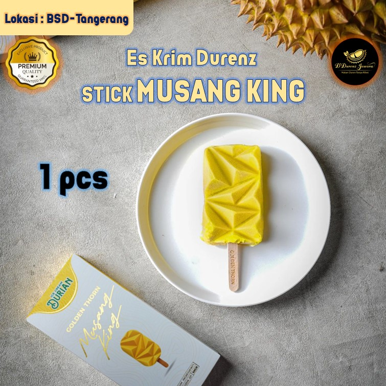 

Es Krim Durian STICK MUSANG KING GOLDEN THORN - isi 1 Pcs