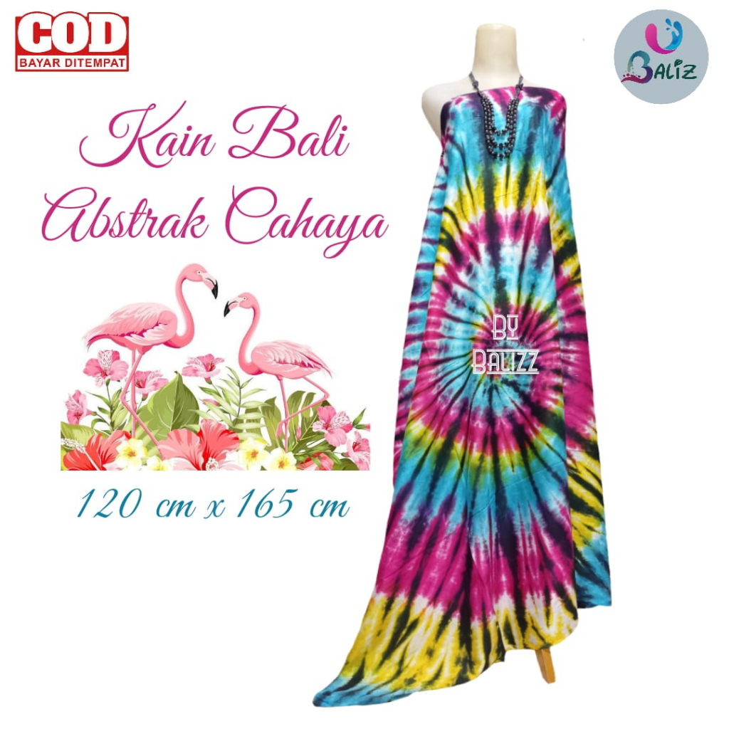 kain pantai motif pelangi - sarung pantai bali - kain pantai bali - sarung bali - selendang bali - s