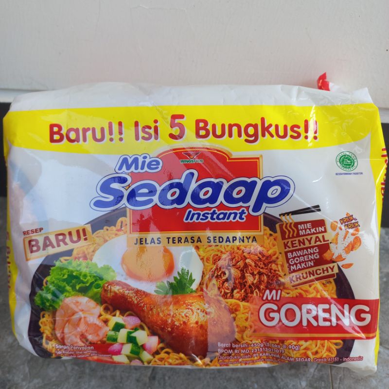 

Mie sedaap goreng isi 5 bungkus