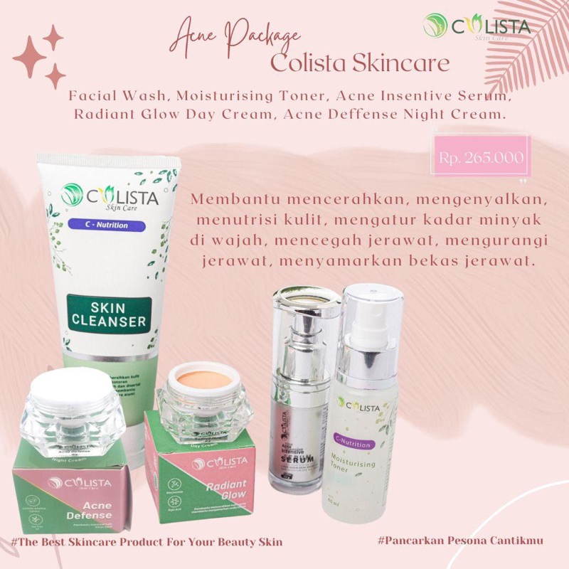 COLISTA SKINCARE PAKET ACNE COLISTA