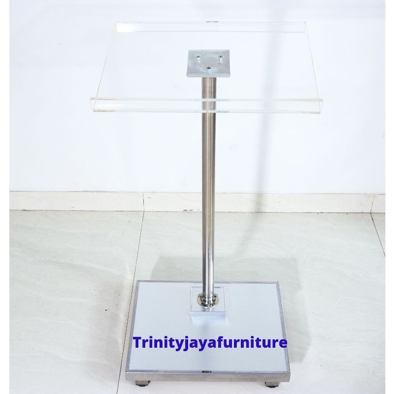Meja Mimbar Akrilik /trinityjayafurniture