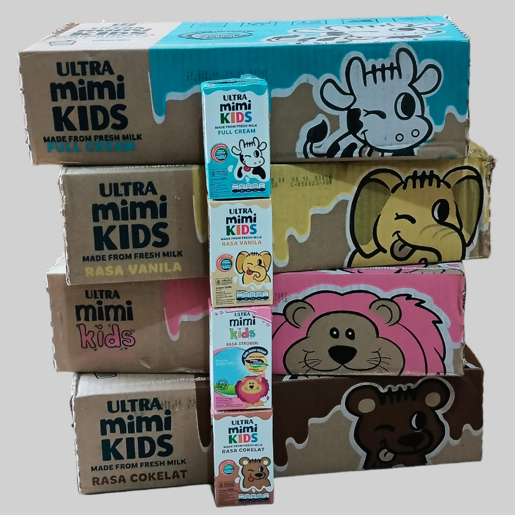 

Ultra Mimi Milk Kids 125 ml All Varian [40 pcs/Karton] Packing Free Bubble Wrap