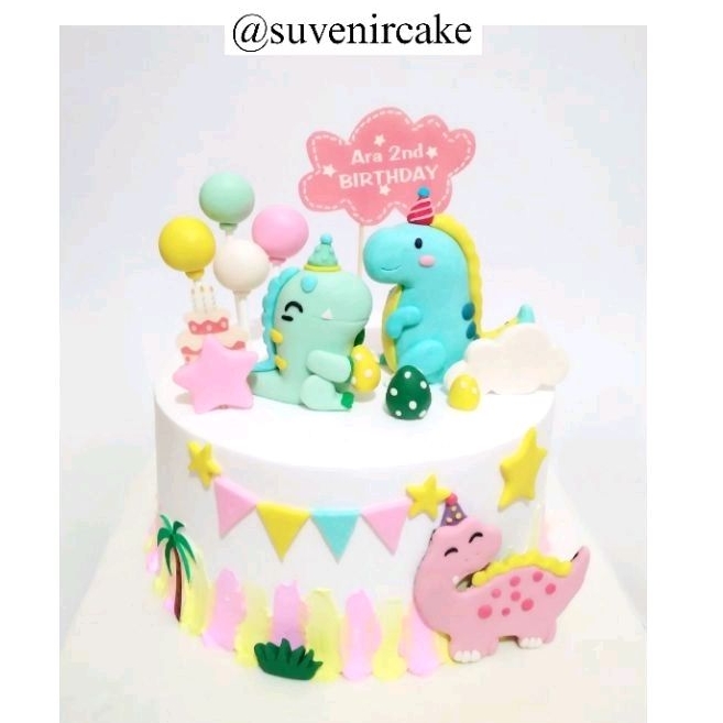 Cake dinosaurus/Dinosaurus cake/kue ulang tahun dinosaurus/kue ultah dinosaurus