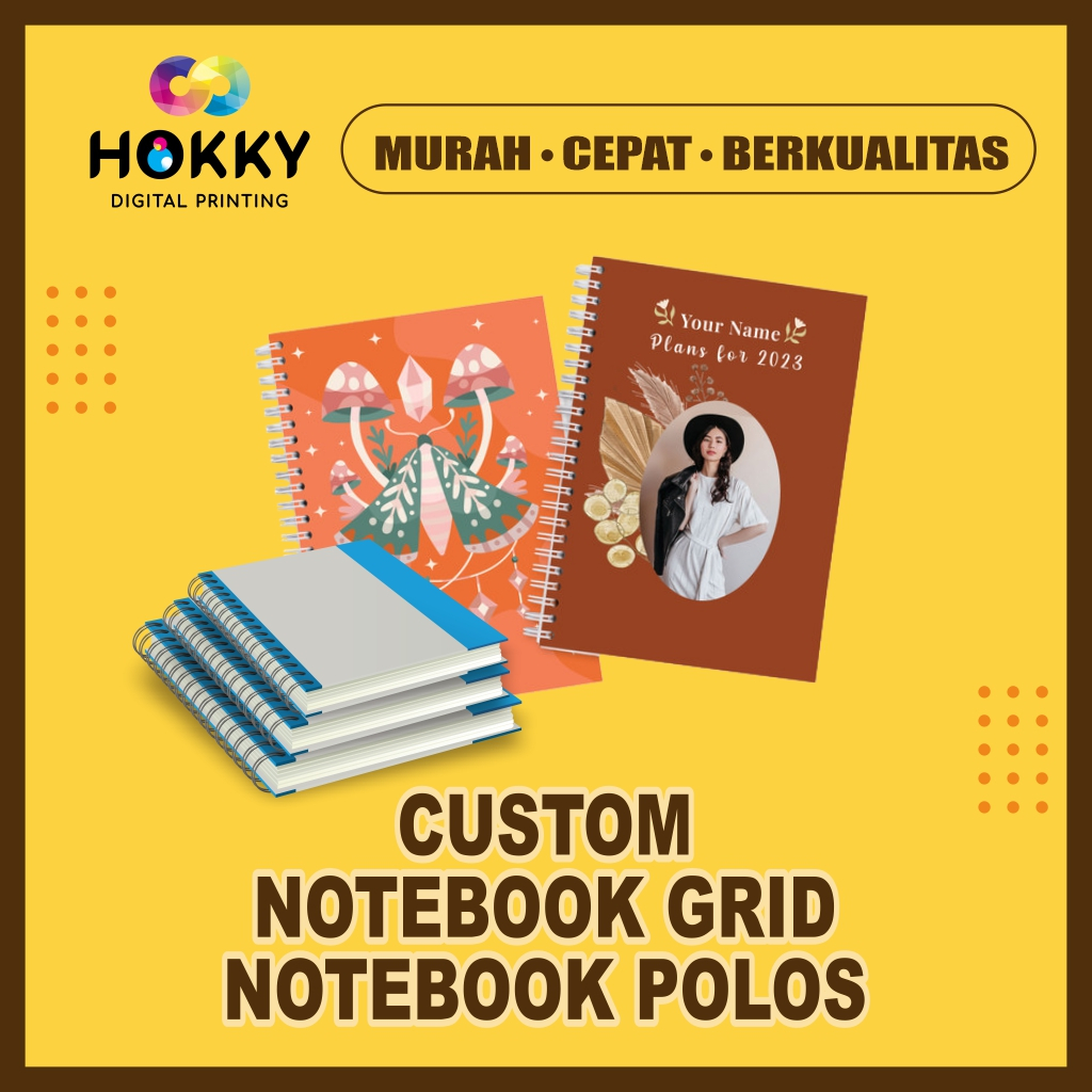 

CUSTOM NOTEBOOK AGENDA/BUKU CATATAN/DIARY/NOTEBOOK SOFTCOVER UKURAN A5 - MURAH CEPAT BERKUALITAS