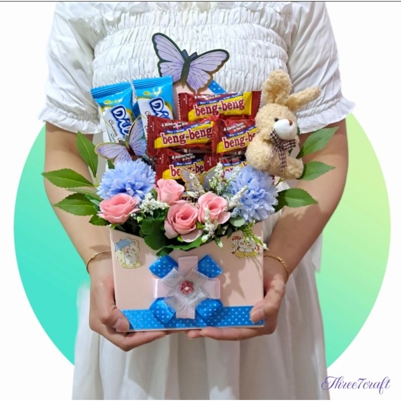 Bouquet flower/ Buket bunga/ Bouquet snack/ Buket snack/ Bouquet Custom/ Buket boneka/ Bouquet uniqu