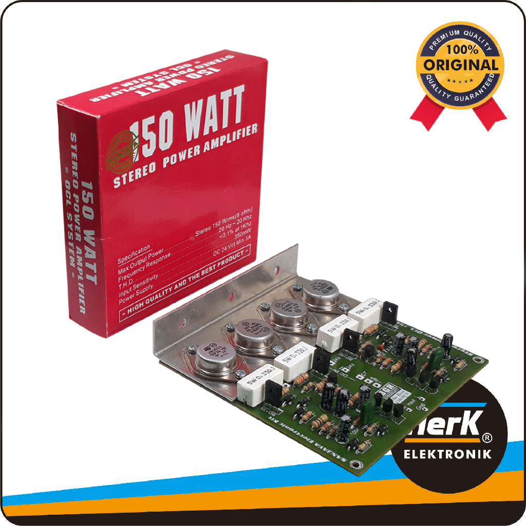 KIT DRIVER SUPER OCL 150 WATT POWER AMPLIFIER BELL BGR ASLI