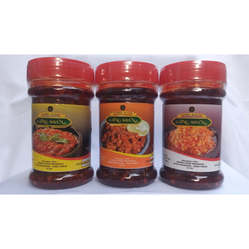 

Sambal instan sambal bawang sambal terasi sambal bajak