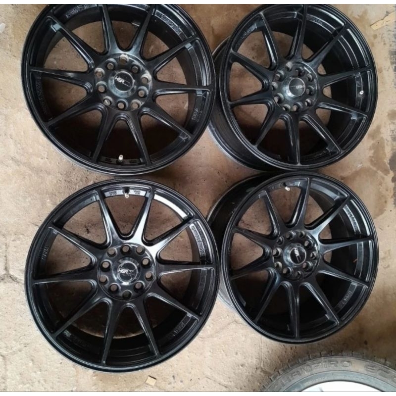 Velg Mobil Bekas Ring 16 Lubang 5 HSR SHINJUKU R16X7 PCD 10X100/114 ET25 Innova Grandmax Dll