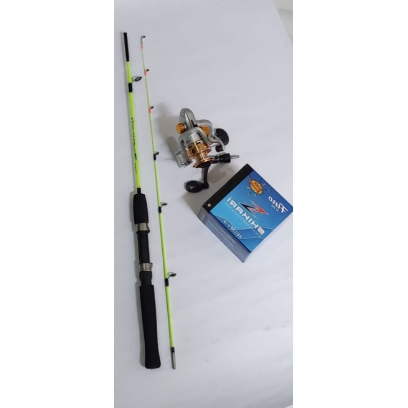 set joran dan reel udang Fino SHIKARI SF250 setara reel daido fino