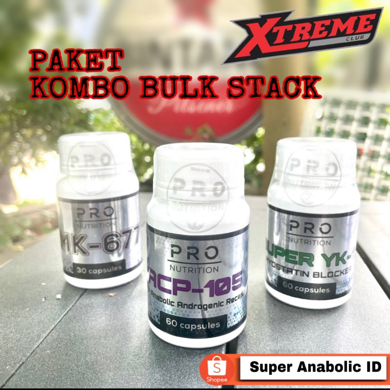 PAKET KOMBO BULK STACK SARMS (ACP-105 + MK677 + YK11) PAKET HEMAT BULK