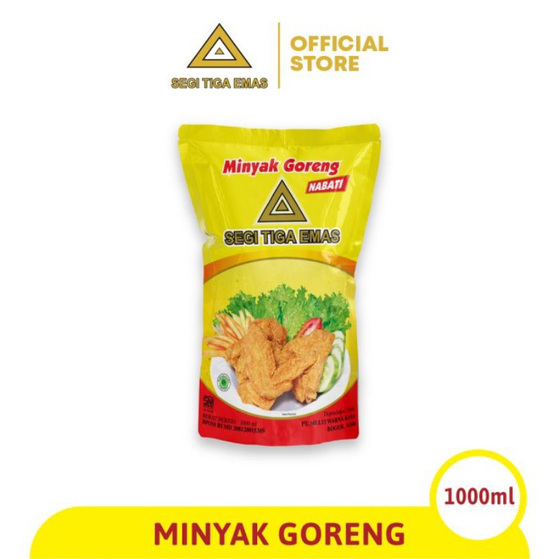 

Minyak goreng Segitiga Emas 1 Liter