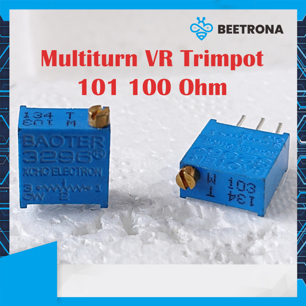 Multiturn Trimpot 101 100 VR 3296 Trimmer Adustjable Resistor