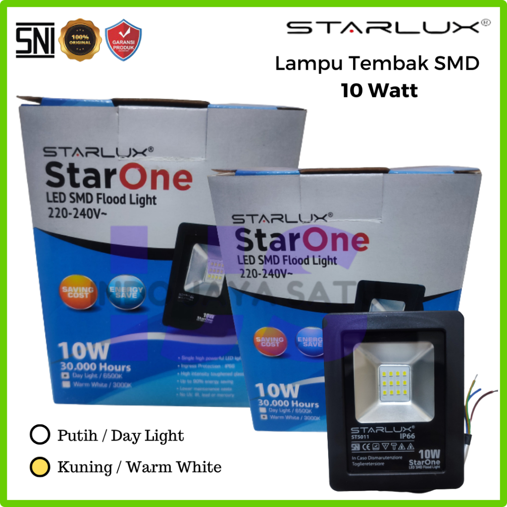 Lampu Tembak 10 WATT Lampu Sorot LED 10W LED Flood Light 10 W STARLUX