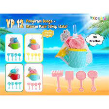 Mainan Pasir Pantai Anak - Set Siram Tanaman Penyiram Bunga (Mainan Penyiraman YP 12): Kreativitas B