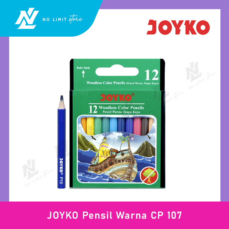 

Color Pencil / Pensil Warna JOYKO CP-107 / 12 Warna / CP 107