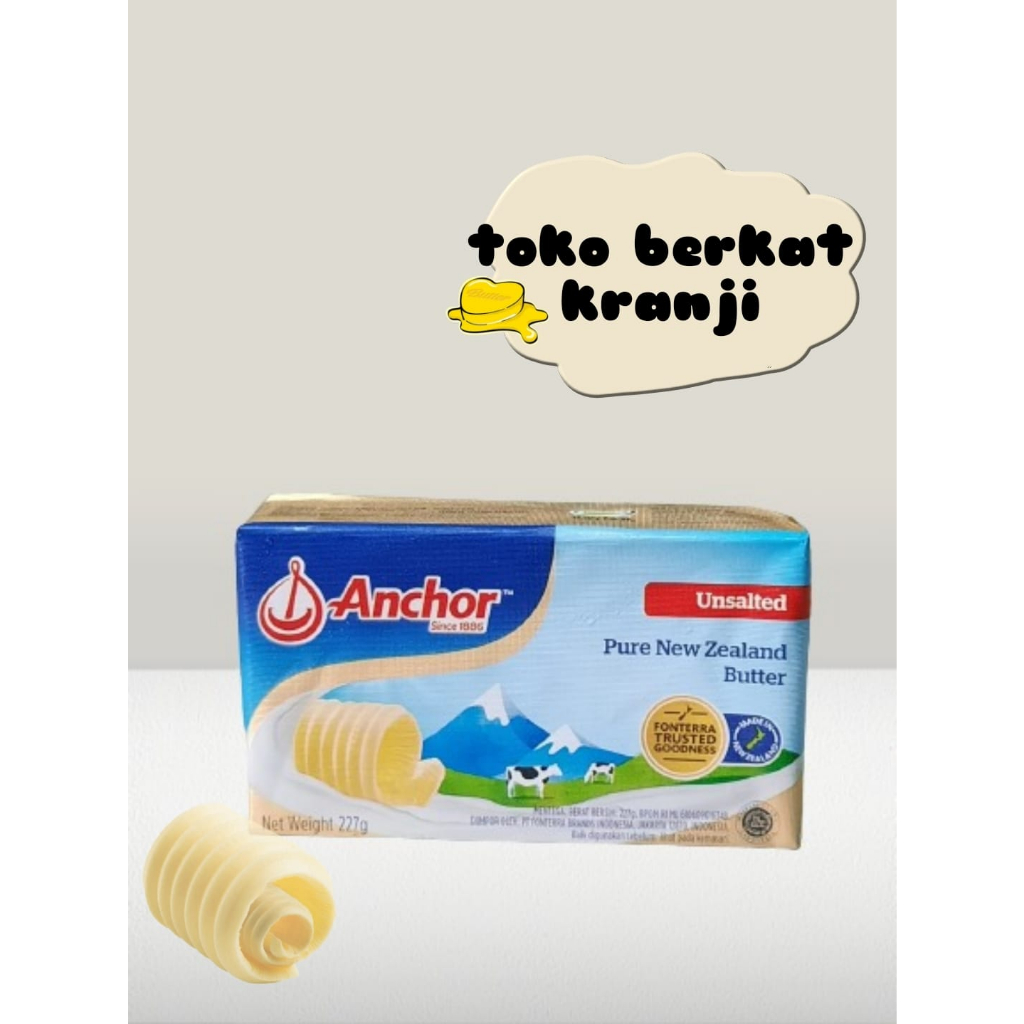 

butter anchor unsalted 200gr (KHUSUS PENGIRIMAN INSTAN COURIER)