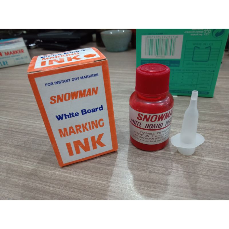 

Tinta Spidor Snowman white board marking ink / White board
