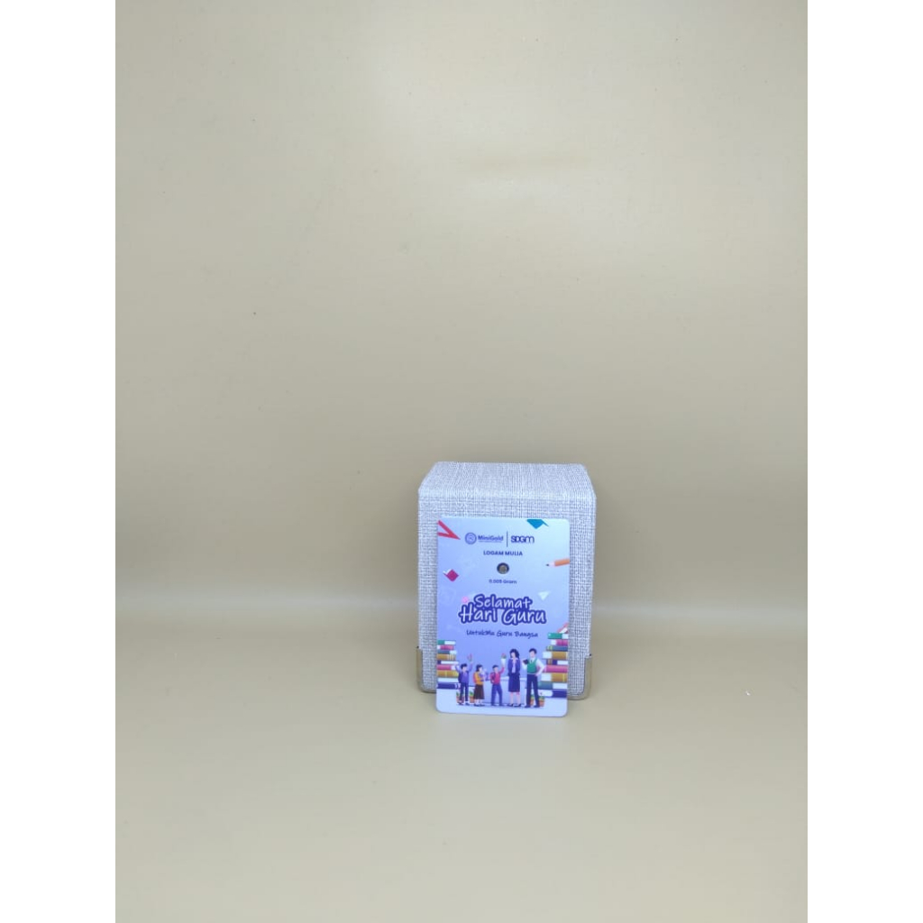 Mini Gold Selamat Hari Guru 0.005 Gr 24K Fine Gold 999.9