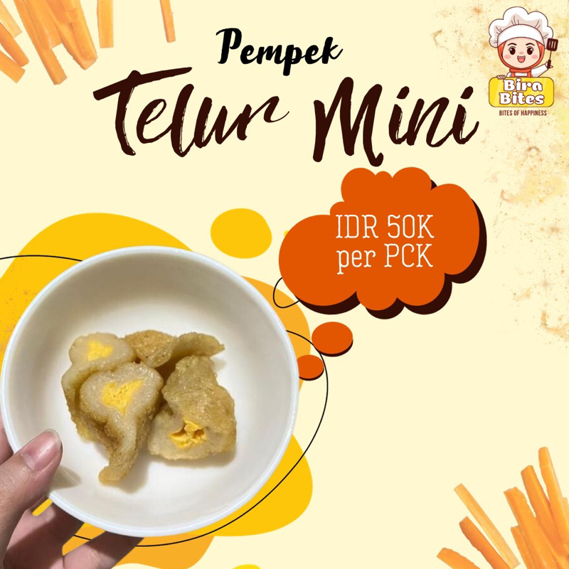 

Pempek Telur Mini Bira Bite Sehat Tanpa Pengawet dan MSG