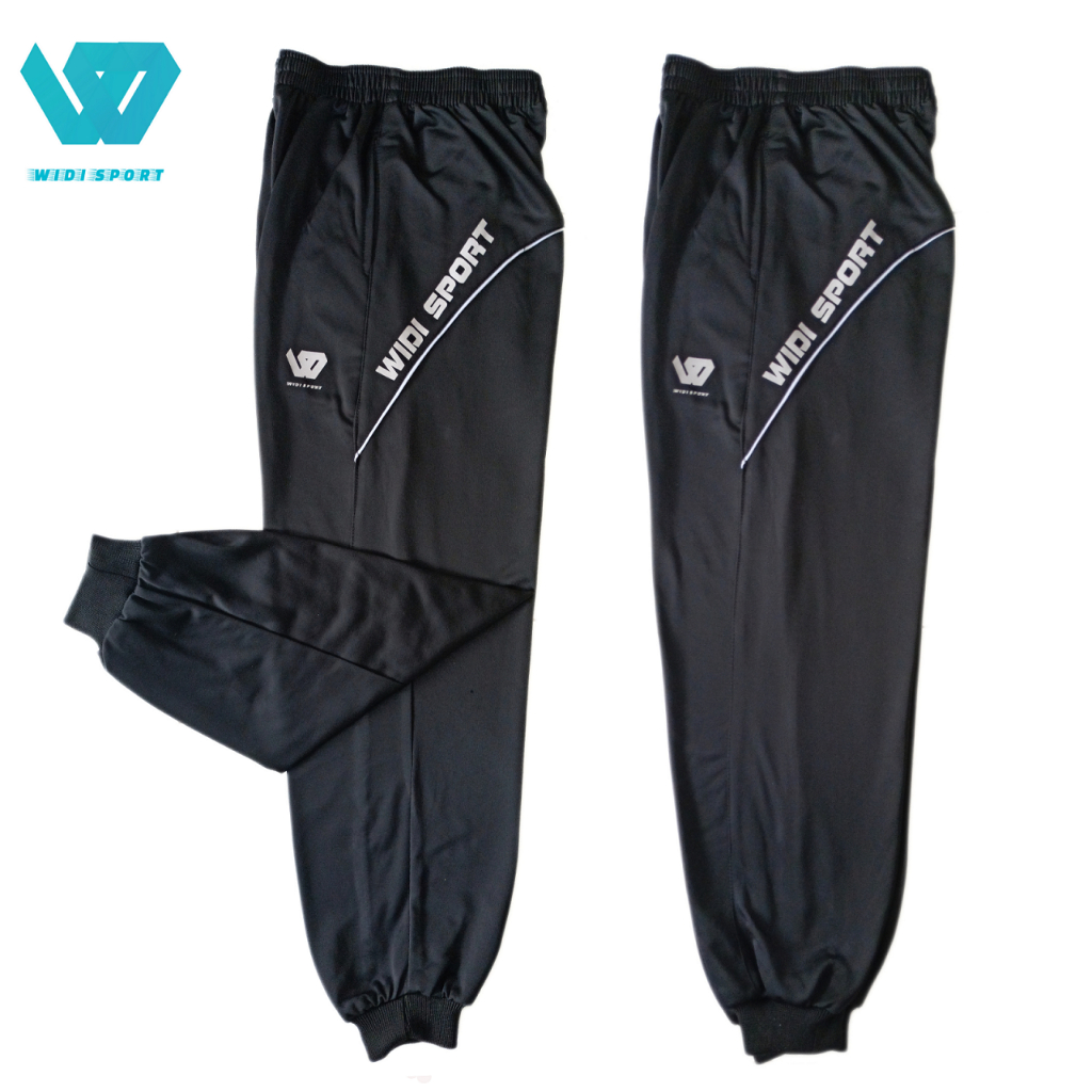 WIDI Sport - Celana Olahraga Training Joger Panjang Wanita Pria Motif Nike Polos Jogger Pants Terbar