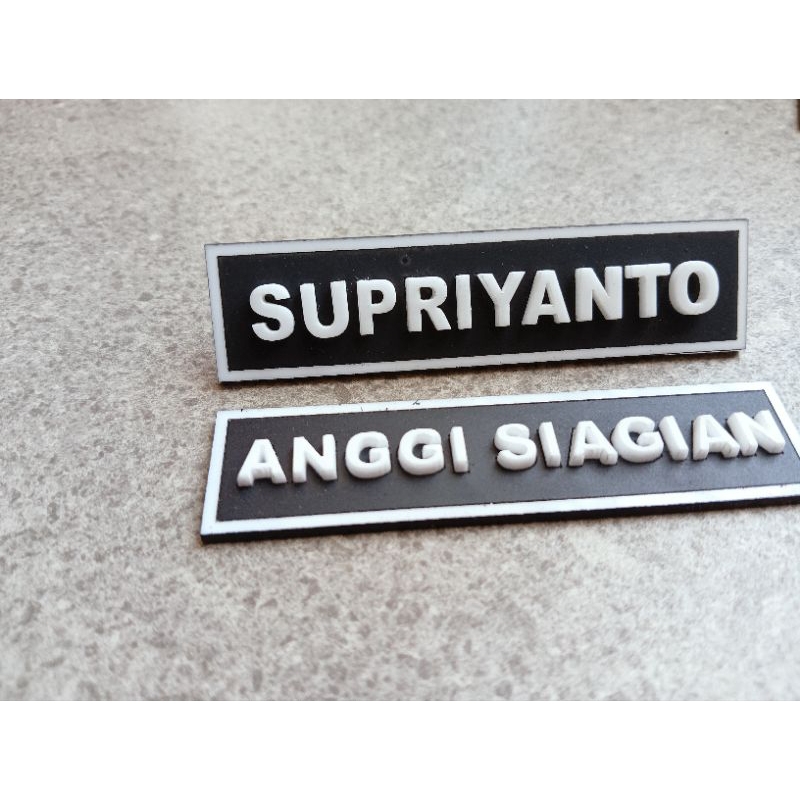 

Name Tage|Papan Nama Timbul