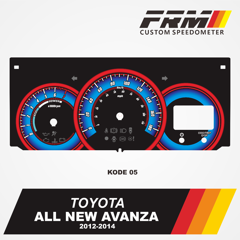 Bisa COD Panel Speedometer Custom Untuk Toyota all new Avanza