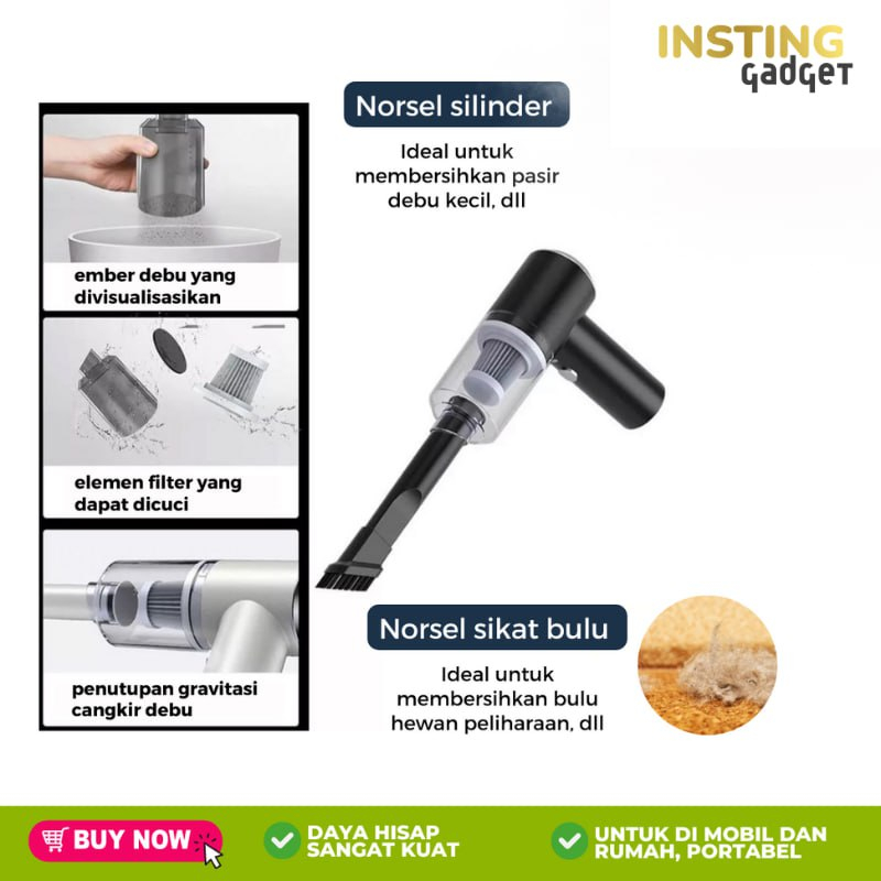 Vakum Mobil 2in1 Penghisap Debu Mobil Kasur Penyedot Debu Vakum Penyedot Debu Murah