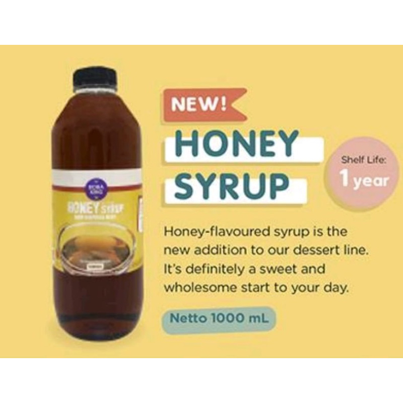 

BOBA KING HONEY SYRUP 1Liter