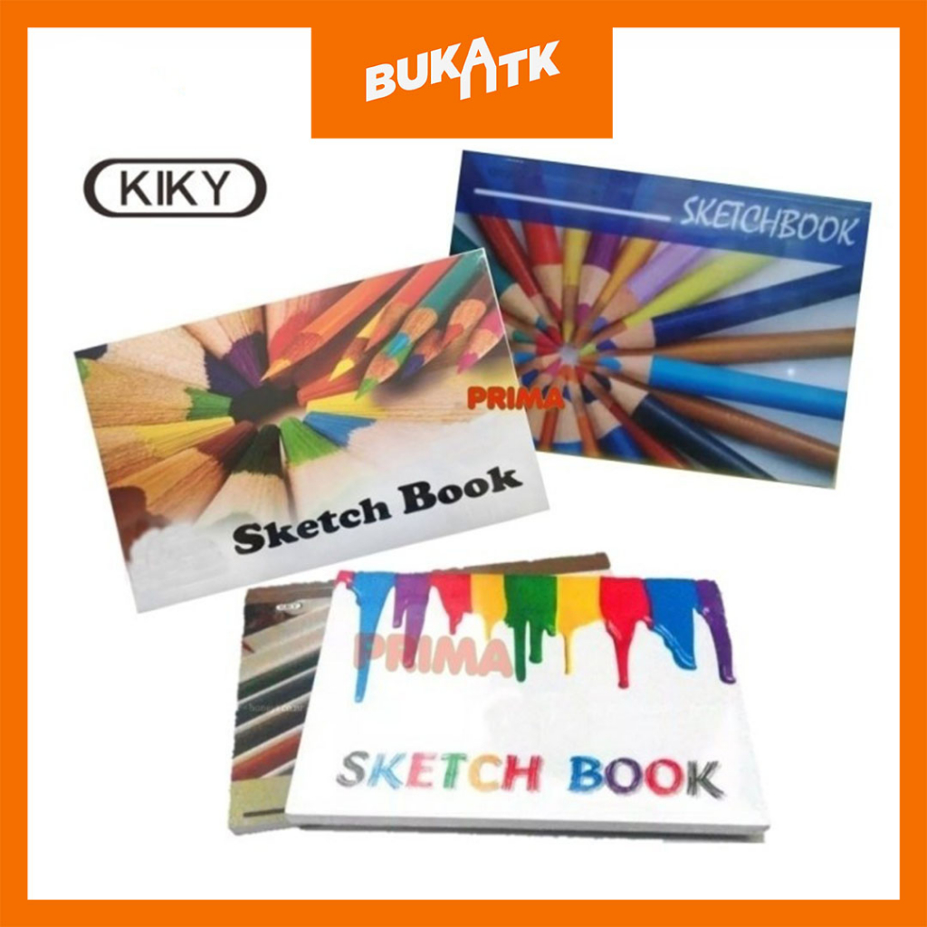 

Buku gambar A4 / Buku sketsa / Sketchbook A4 Kiky