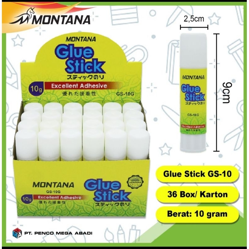 

ecerr LEM STIK MONTANA KECIL 10gr / GLUE STICK 10gr