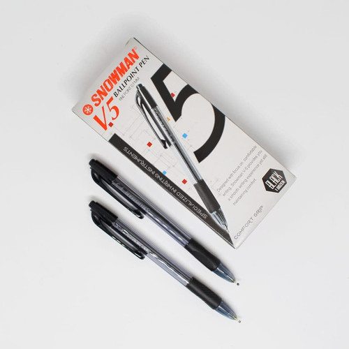 

Pulpen Snowman V.5 Ballpoint Pen Warna Hitam