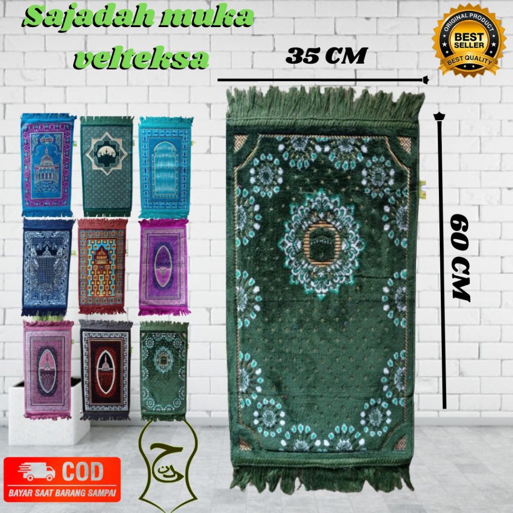 Sajadah Muka Ukuran 3/4 Sejadah Sajadah Muka Velteksa MURAH