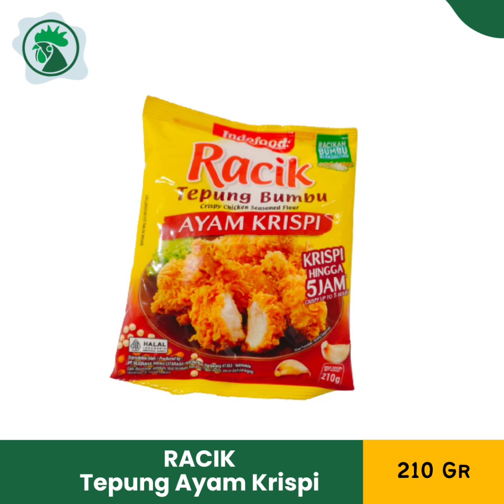 

Tepung Bumbu Racik Ayam Krispi 210gr Indofood