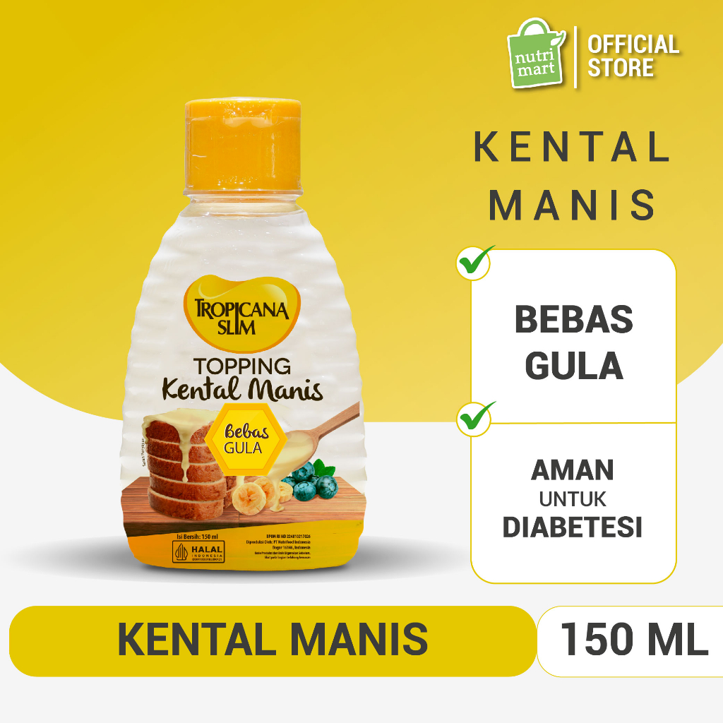 

Tropicana Slim Topping Kental Manis 150ml - Bebas Gula