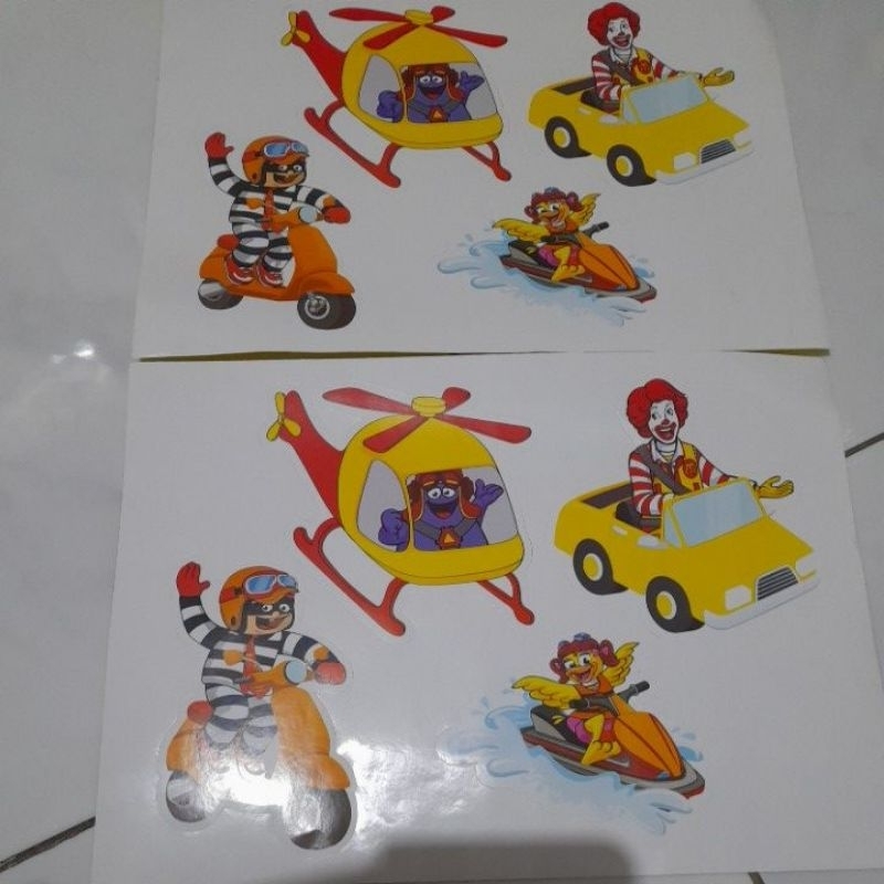 

sticker stiker mcd mcdonald