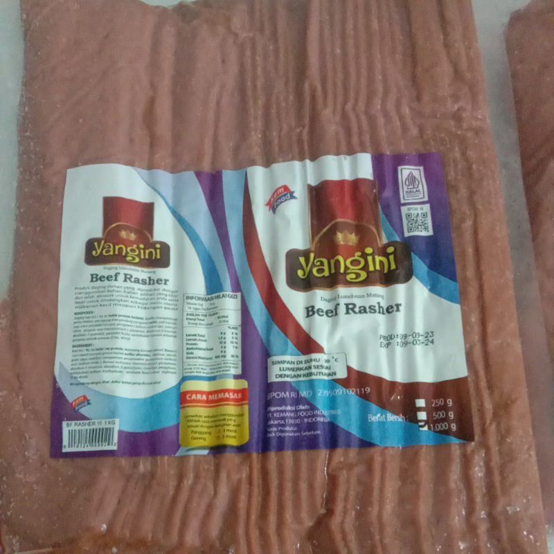 

Yangini Beef Rasher 1kg