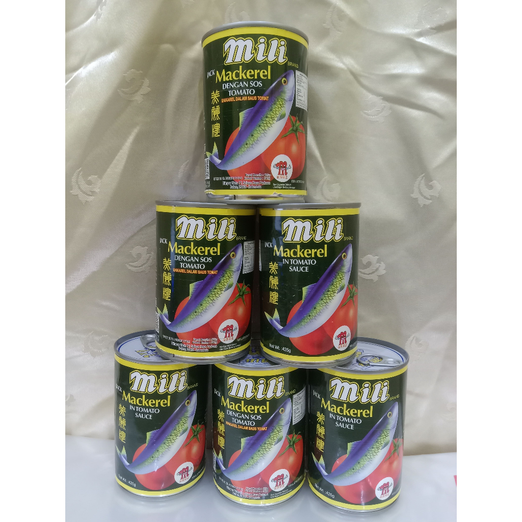 Sarden Mili Malaysia Mackerel 425 Gram Original