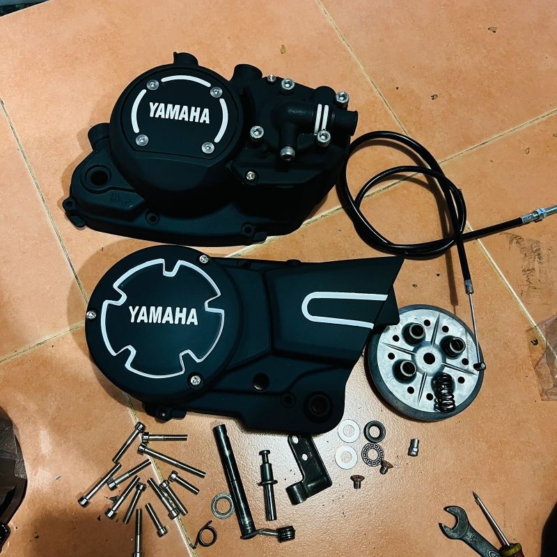 BAK KOPLING KANAN RX KING KAWINAN BAK NINJA COPOTAN MOTOR KOMPLIT TINGGAL PASANG SAJA WARNA HITAM DO