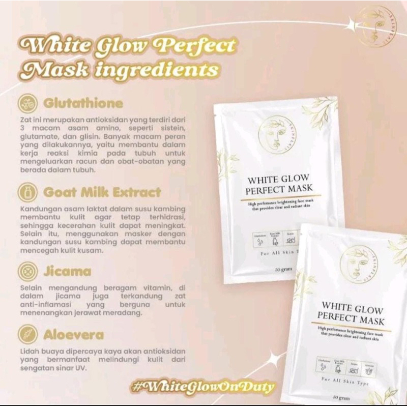 SKINFLAIR WHITE GLOW PERFECT MASK BY SKINFLAIR