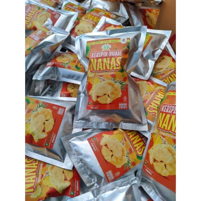 

KERIPIK BUAH KERIPIK NANAS ASLI BATU MALANG -UP TO 100GRAM TERMURAH