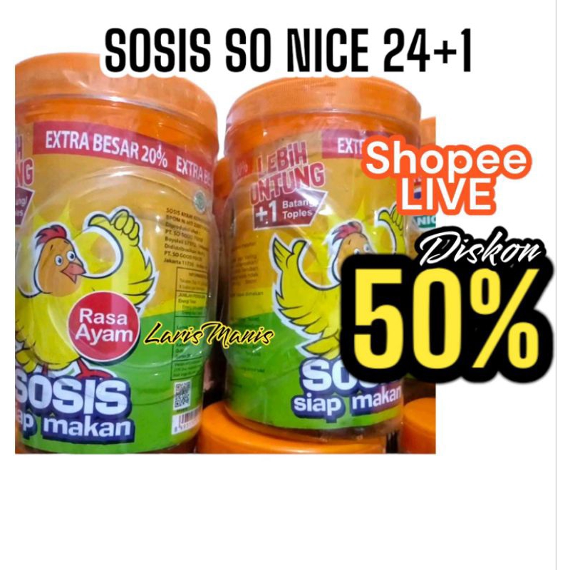

(DISKON LIVE) SOSIS SONICE isi 24+1
