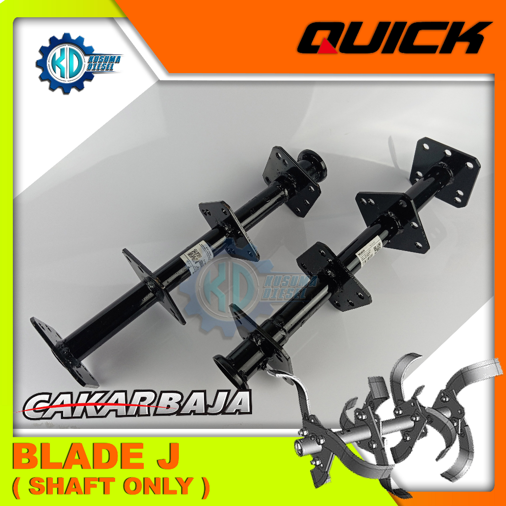 AS ROTARY MAIN BLADE J - CULTIVATOR QUICK CAKAR BAJA - 1 SET - SATU PASANG - SPAREPART - IMPLEMENT -
