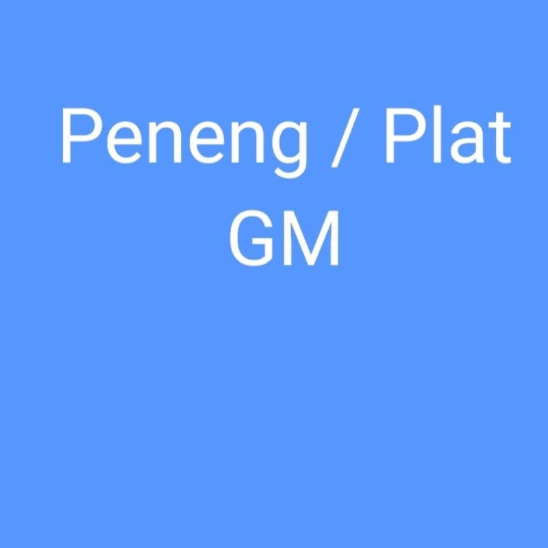 Plat / Peneng GM