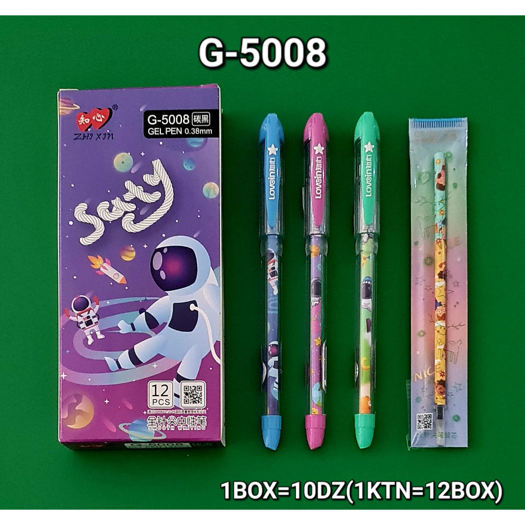 

Pulpen Gel Hitam Zhi Xin G-5008