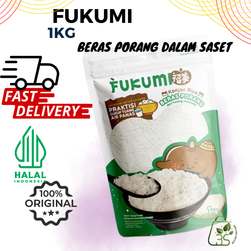 

FUKUMI BERAS PORANG POUCH 1KG