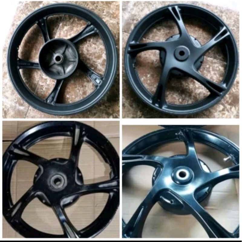 Pelek VELG racing blakang ring 14 MIO sporty MIO smail MIO soul Old masuk bisa pasang ASLI YAMAHA